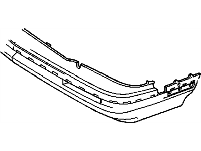 1985 Oldsmobile Cutlass Bumper - 22530378