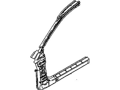 GM 10248395 Pillar Assembly, Body Hinge (W/ Windshield Side Frame)