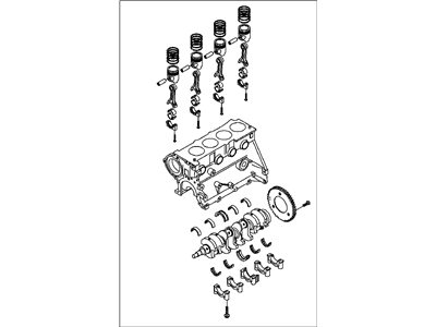 GM 93740512 Block Asm,Engine (W/ Piston)