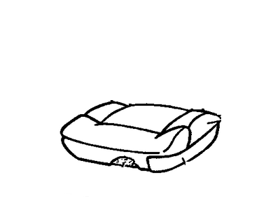 1997 Cadillac Seville Seat Cushion Pad - 16796958
