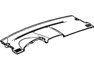 2006 Pontiac Torrent Dash Panel Vent Portion Covers - 15904616