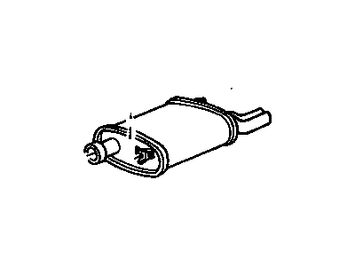 Chevrolet Beretta Muffler - 22576700