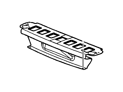 GM 25939880 Support, Rear Bumper Fascia