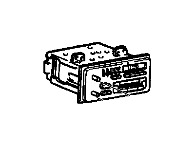 GM 16194965 Radio Assembly, Amplitude Modulation/Frequency Modulation Stereo & Clock & Tape Player