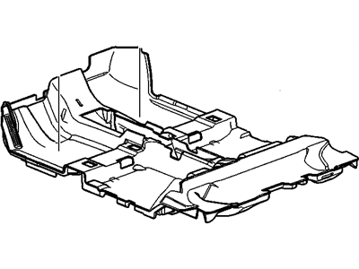 GM 20876372 Carpet Assembly, Floor Panel *Gray