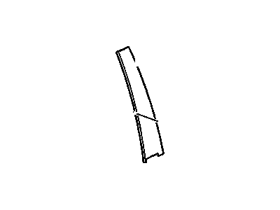 GM 15839125 Applique Assembly, Rear Side Door Window Frame Front