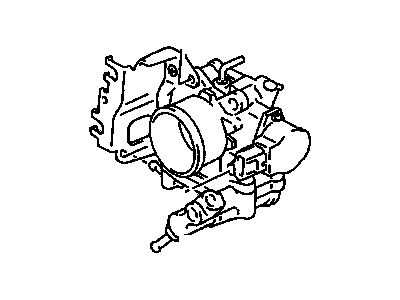 1996 Pontiac Sunrunner Throttle Body - 96068615