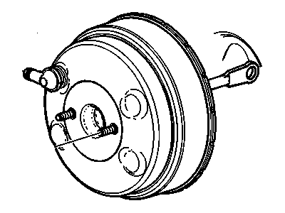 GM 23422812 Power Brake Booster ASSEMBLY (Vacuum) (Service)