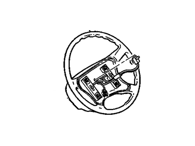 GM 15759619 Steering Wheel Assembly *Shale