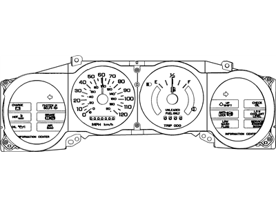 GM 16131528 Lens,Instrument Cluster