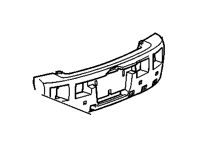 GM 22695268 Absorber, Rear Bumper Fascia Energy