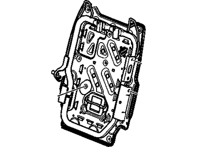 GM 25797656 Frame Assembly, Rear Seat Back Cushion