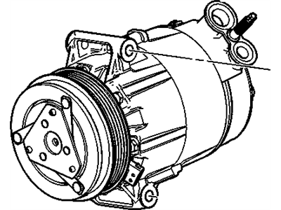 2006 Pontiac G6 A/C Compressor - 19418170