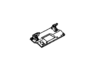 GM 10279994 Bezel Assembly, Fuel Tank Filler Door (W/ Unleaded Fu