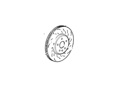 Chevrolet Cruze Brake Disc - 23261508