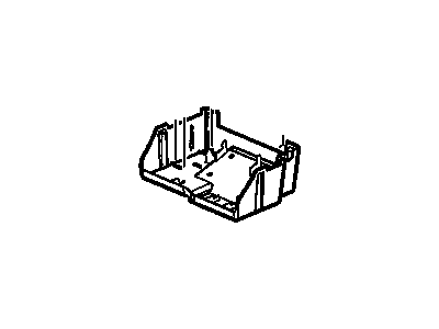 GM 93440955 Bracket, Electronic Suspension Control Module & Rear Object *Pewter R