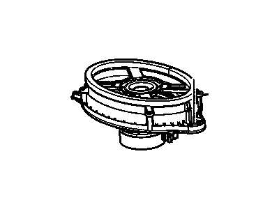 GM 20968010 Speaker Assembly, Radio Rear