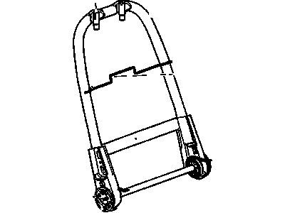 GM 25902116 Frame Assembly, Passenger Seat Back Cushion