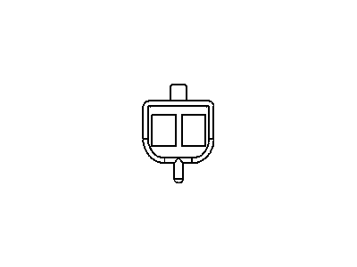 GM 12125690 Connector,Solenoid, Seat Belt Retractor Release