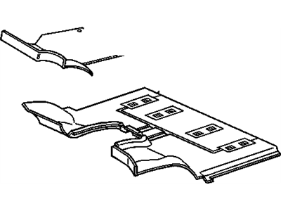 GM 15972379 Carpet Assembly, Floor Front *Gray