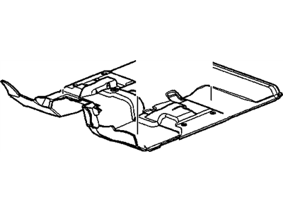 GM 25896633 Carpet Assembly, Front Floor Panel *Titanium