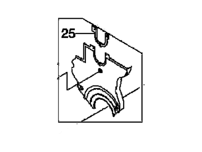 GM 96350674 Cover,Timing Belt Lower Front