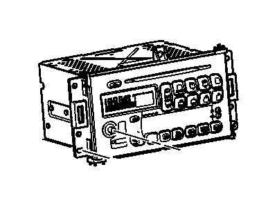 GM 10365413 Radio Assembly, Amplitude Modulation/Frequency Modulation Stereo & Clock & Audio Dis