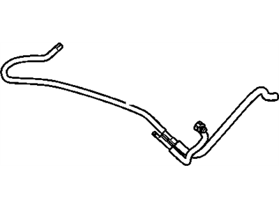 Cadillac STS Brake Booster Vacuum Hose - 15879078