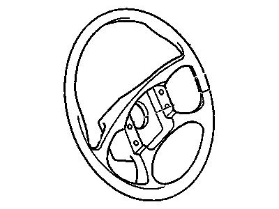 1992 Pontiac Trans Sport Steering Wheel - 16750201