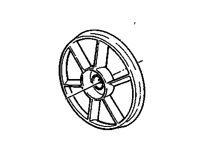 Chevrolet Beretta Radiator fan - 22088598