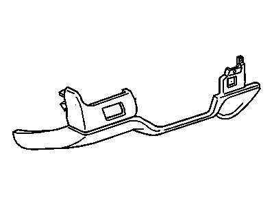 GM 10314246 Panel Assembly, Instrument Panel Driver Knee Bolster *Shale