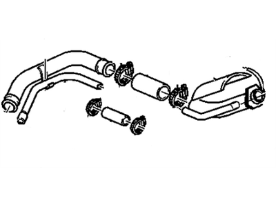 Oldsmobile Fuel Filler Hose - 15026401