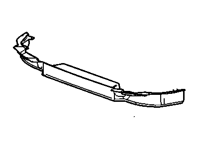 GM 5491291 Deflector, Front End Fascia