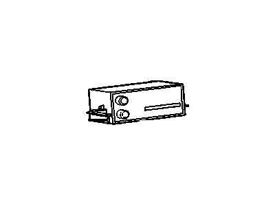 GM 15768840 Radio Assembly, Amplitude Modulation/Frequency Modulation Stereo & Clock & Tape Player