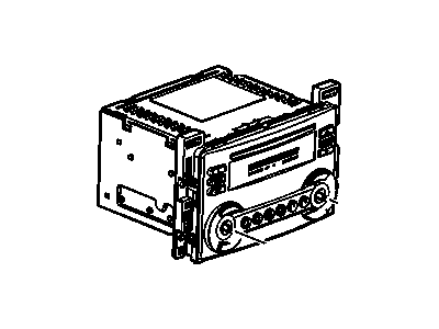 GM 15243189 Radio Asm,Amplitude Modulation/Frequency Modulation Stereo & Clock & Audio Disc Player