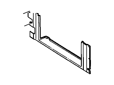 GM 15749194 Baffle, Radiator Support