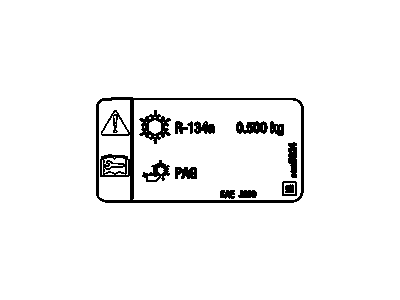 GM 94565024 Label, A/C Refrigerant Charging