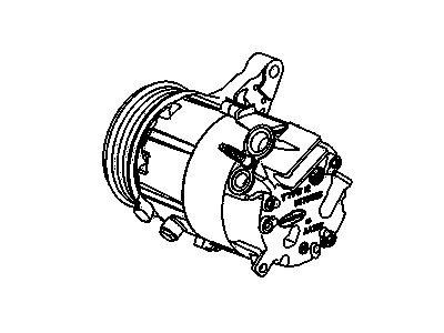 2008 Saturn Aura A/C Compressor - 19418182