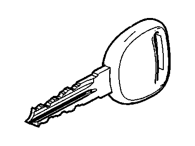 GM 88891799 Key,Dr Lock & Ignition Lock(Uncoded)