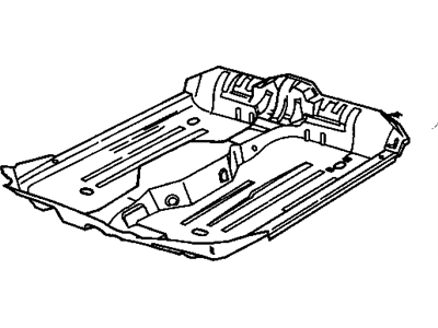 GM 22574020 Barr Asm Floor Panel Front Sound