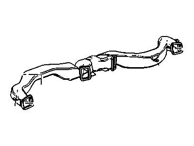 GM 13242014 Duct Assembly, Instrument Panel Outer Air Outlet