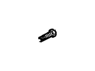 GM 15957257 Bolt/Screw, Fuel Tank Shield