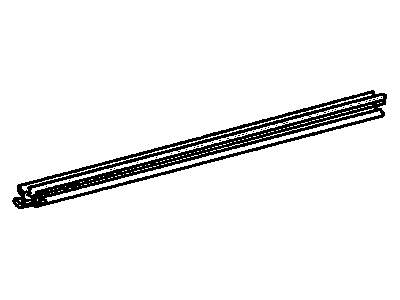 GM 19184486 Sealing Strip,Rear Side Door Window Outer