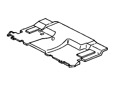 GM 15644080 Mat Assembly, Floor Rear *Black*