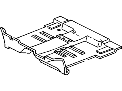 GM 15990146 Mat Assembly, Floor *Blue