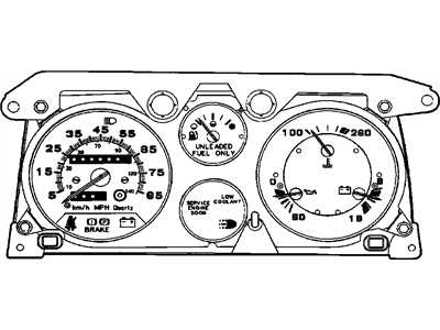 1995 GMC G3500 Speedometer - 16164065