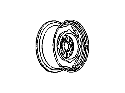 GMC Syclone Spare Wheel - 9591886