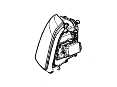 Cadillac STS Headlight - 19352117