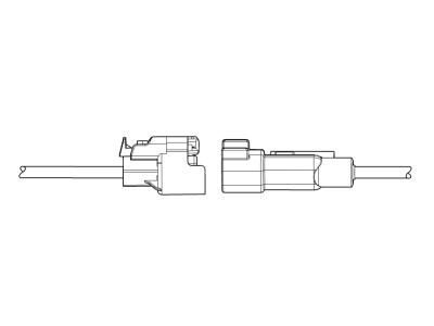 GM 19178082 Connector,Wiring Harness *Black