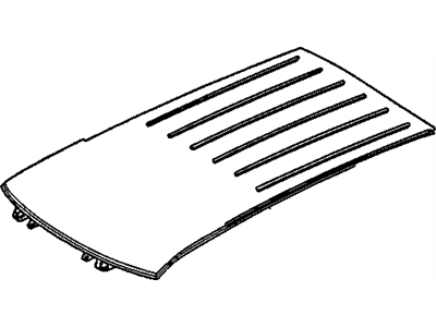 GM 12529867 Panel Assembly,Roof (Lwb, 1Dr, W/O Sunrf)